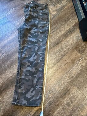 Maurices Camo Ankle Jeans in Olive and Gray